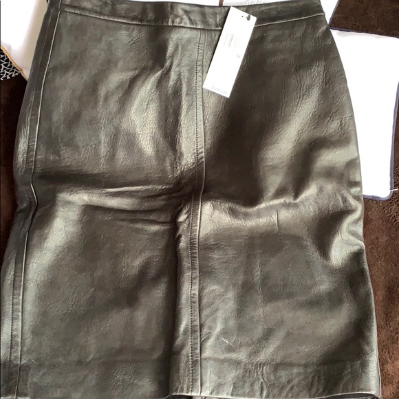 DKNY Vintage Leather Skirt
